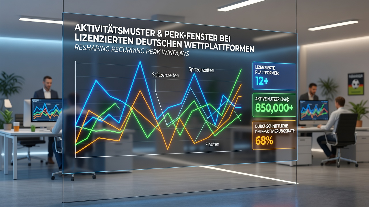 Darstellung von Nutzeraktivitäten und angepassten Bonusfenstern bei deutschen Wettanbietern